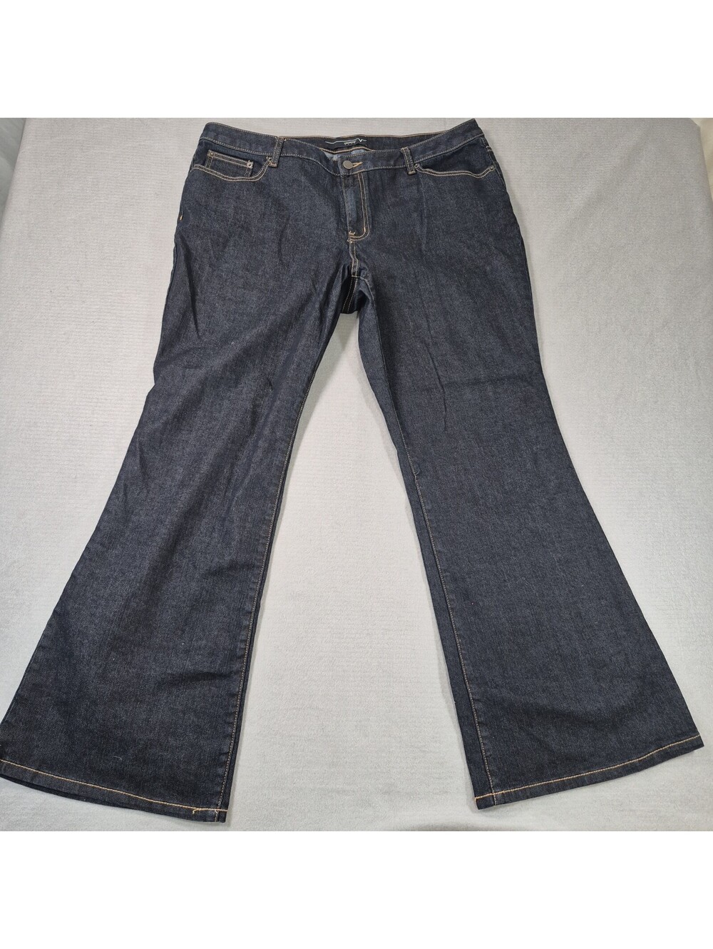 Venezia Stretch Flare Jeans Women’s 18R Dark Wash Long Inseam Lane Bryant NWT